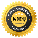 Pinigų gražinimo garantija!